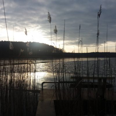 jezioro Chłop zimą