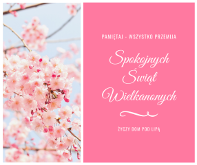Spokojnych Świąt Wielkanocnych