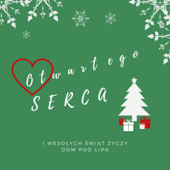 Życzenia świąteczne Gwiazdka 2018 Dom pod Lipą