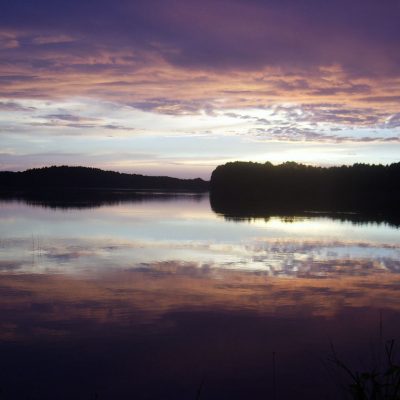 jezioro Chłop po zachodzie Słońca, fot. Damian Lip