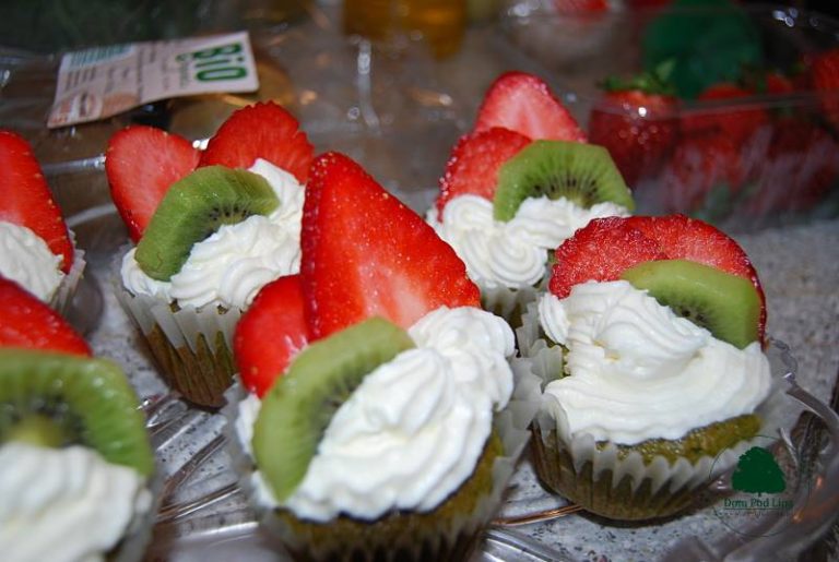zielone wiosenne muffinki
