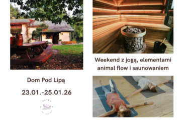 Weekend z jogą, animal flow i sauną